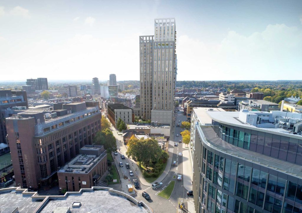 Crown Place CGI - Carey Jones Chapman Tolcher (CJCT) Architects