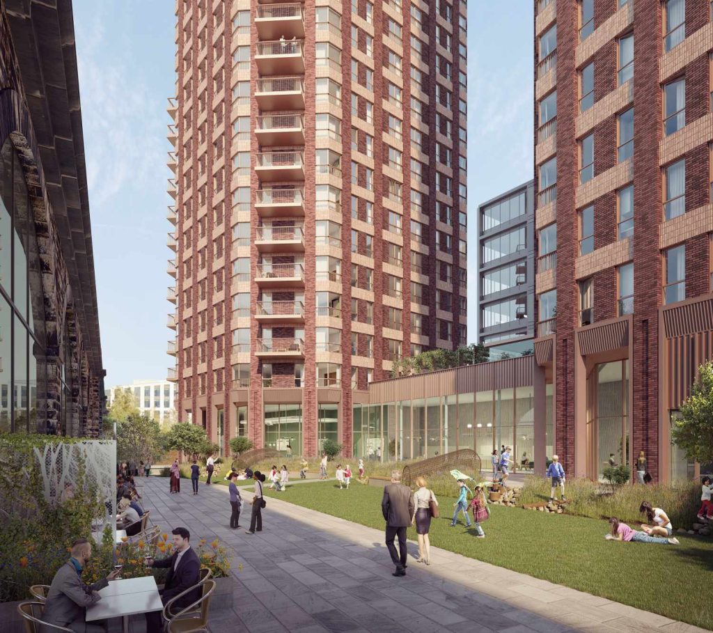 Latitude Blue (Leeds II), Monk Bridge CGI - Carey Jones Chapman Tolcher - CJCT Architects