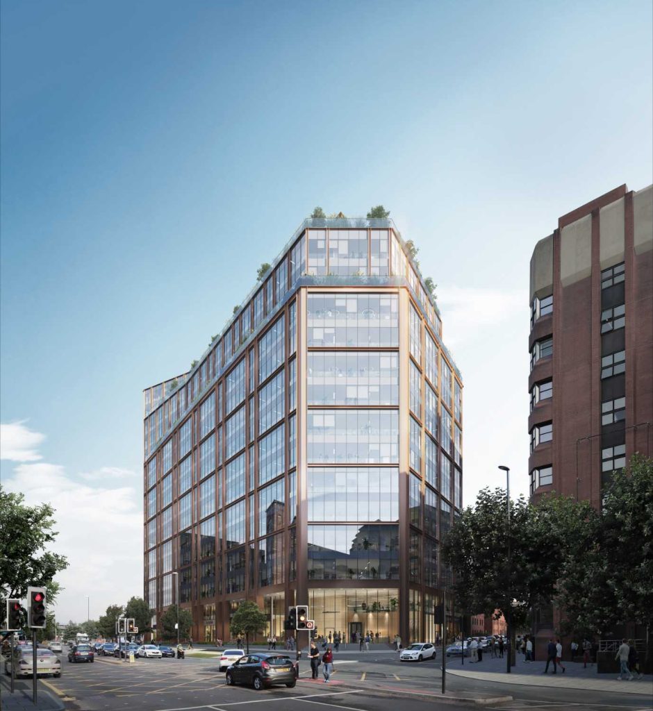 Wellington Street, Leeds Workplace CGI - Carey Jones Chapman Tolcher (CJCT) Architects
